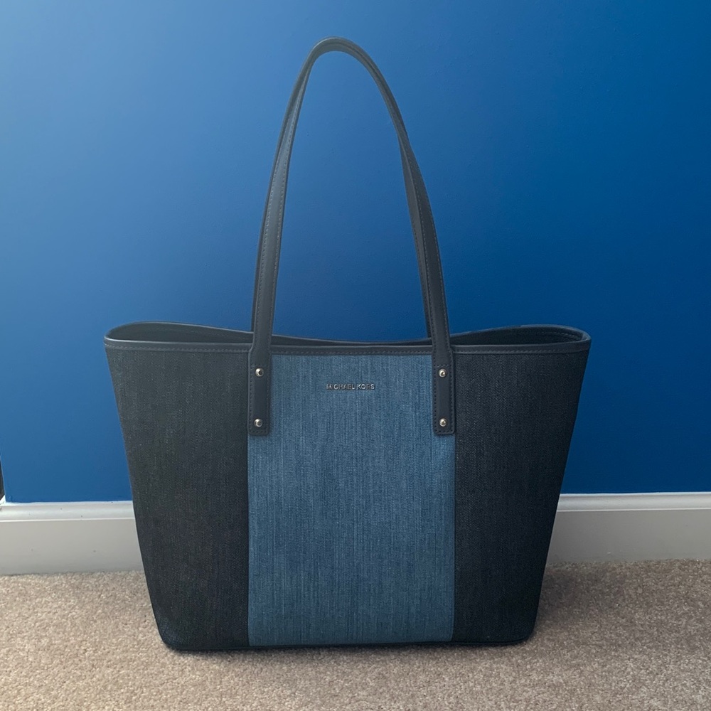 Michael Kors Carter Denim Tote